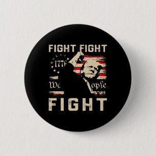Badge Rond 5 Cm Trump Fight Fight Fight 1776 We The People Flag Tr