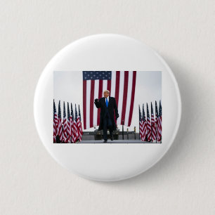 Badge Rond 5 Cm Trump-Flags
