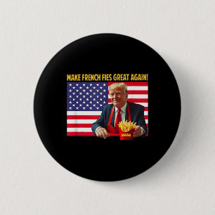 Badge Rond 5 Cm Trump Funny Rendre sa grandeur à Trump Mega 2024
