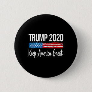 Badge Rond 5 Cm Trump - Garder l'Amérique Grande - T2031 -