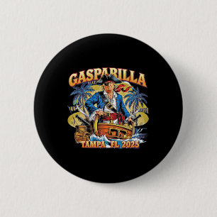 Badge Rond 5 Cm Trump Gasparilla Tampa Fl 2025 Festival des pirate