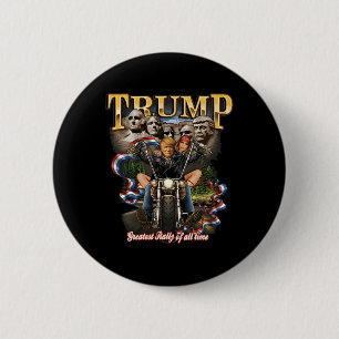 Badge Rond 5 Cm Trump Goat Daddy's Home Drôle Trump Daddys Proing