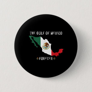 Badge Rond 5 Cm Trump Golfe Du Mexique À L'Époque Du Président Tru