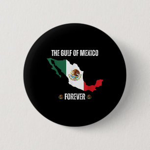 Badge Rond 5 Cm Trump Golfe Du Mexique, Un Parti Libéral Anti-Trum