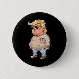 Badge Rond 5 Cm Trump Je ne suis qu'un gars branché Drôle Mème 202
