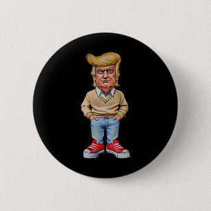 Badge Rond 5 Cm Trump Je ne suis qu'un gars de l'enfance drôle 202