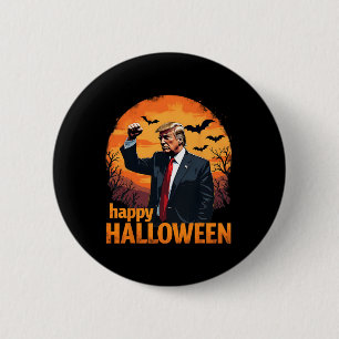 Badge Rond 5 Cm Trump Joyeux Halloween Trump Vance Usa Trump Hallo