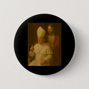Badge Rond 5 Cm Trump, le président Trump de Jésus, veut être le