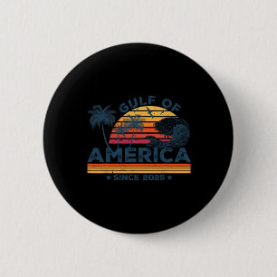 Badge Rond 5 Cm Trump, le président Trump de l'Amérique du Golfe d