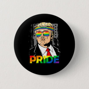 Badge Rond 5 Cm Trump Lgbt Gay pride Mois Lesbian Biual Transgend
