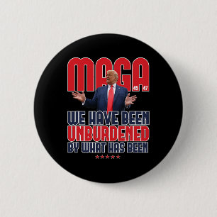 Badge Rond 5 Cm Trump Mega 2024 47ème Président Déchargé Mème Des
