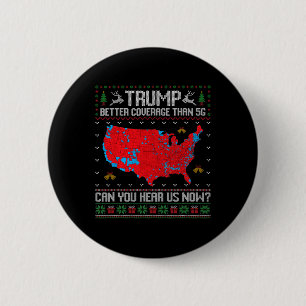 Badge Rond 5 Cm Trump Meilleure Couverture Que 5g Pouvez-Vous Nous