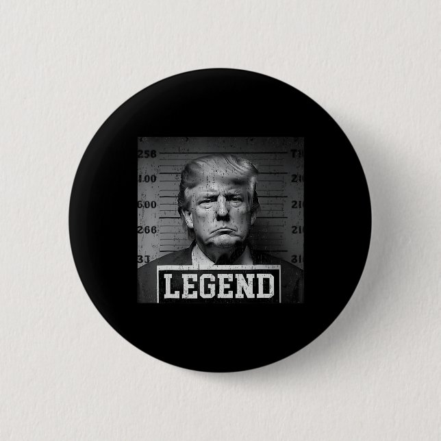 Badge Rond 5 Cm Trump Mug Shot (Devant)