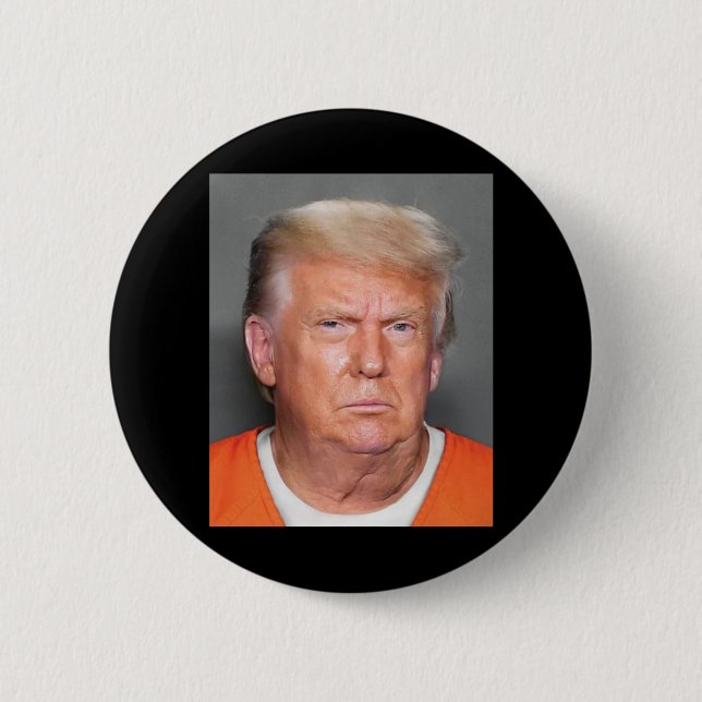 Badge Rond 5 Cm Trump Mugshot (Devant)
