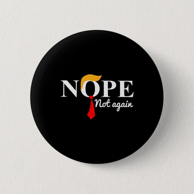 Badge Rond 5 Cm Trump n'est plus drôle (Devant)