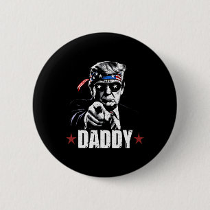 Badge Rond 5 Cm Trump Papa 2025 Officiel Trump Papa Drôle 2