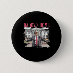 Badge Rond 5 Cm Trump Papa est à la Maison Blanche 2024 4