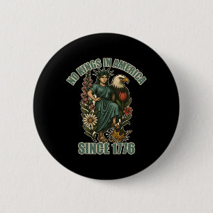 Badge Rond 5 Cm Trump Pas Roi En Amérique Depuis 1776 Anti Glace S