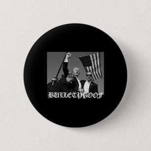 Badge Rond 5 Cm Trump - Police anglaise ancienne à l'épreuve des b
