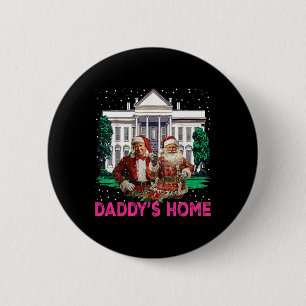 Badge Rond 5 Cm Trump Rose 2024 Ramène l'Amérique Ck chez Papa Noë
