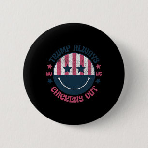 Badge Rond 5 Cm Trump se dégonfle toujours Funny Taco Américain 