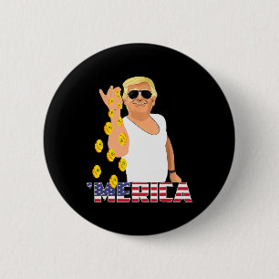 Badge Rond 5 Cm Trump s'habille en 2024 Donald T, président des él