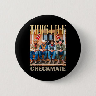 Badge Rond 5 Cm Trump Squad Thug Life Trump Vance Kennedy Elon