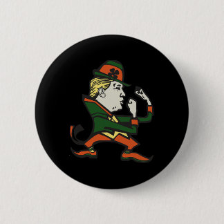 Badge Rond 5 Cm Trump St. Paddy's Funny Trump St Patrick's Day 
