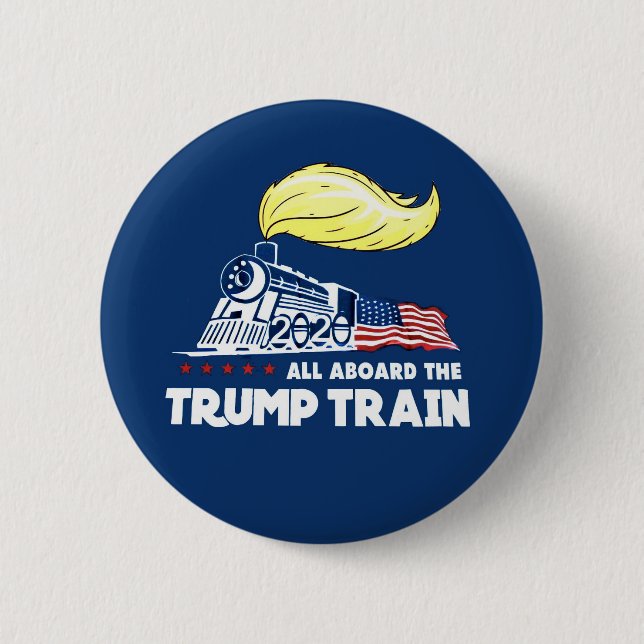 Badge Rond 5 Cm Trump Train 2020 (Devant)