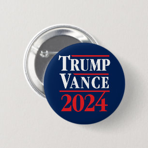 Badge Rond 5 Cm Trump Vance 2024