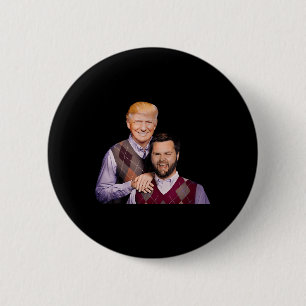 Badge Rond 5 Cm Trump Vance 2024 Brothers Funny Parody Trump J D V