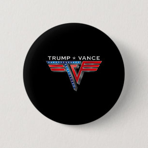 Badge Rond 5 Cm Trump Vance Amérique Trump Nous avons gagné Inaugu
