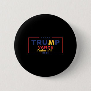 Badge Rond 5 Cm Trump Vance J'adore Ça 2025 Citation Drôle Citatio