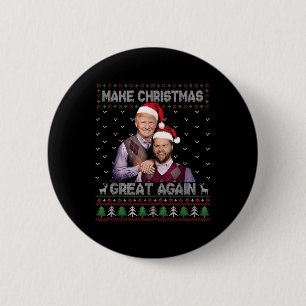 Badge Rond 5 Cm Trump Vance Shirt Brothers Rendre Noël super Ag
