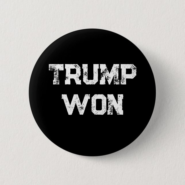 Badge Rond 5 Cm Trump Won (Devant)