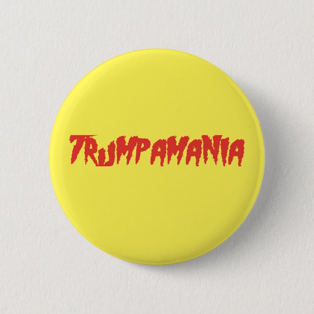 Badge Rond 5 Cm Trumpamania (Devant)