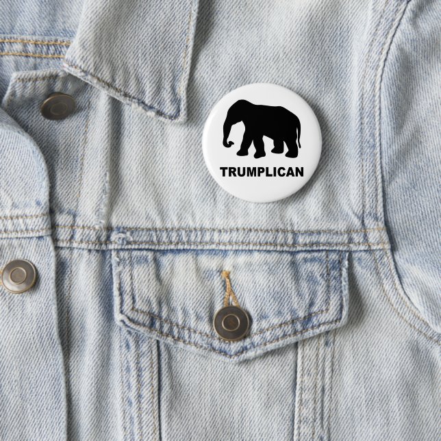 Badge Rond 5 Cm Trumplican politique populaire (En situation)