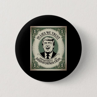 Badge Rond 5 Cm “trust Nobody” - Trump Nknote Parody 2