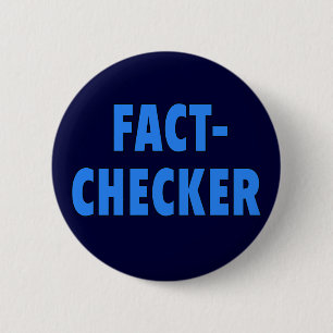 Badge Rond 5 Cm Tshirt FACT-CHECKER
