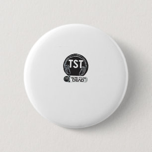 Badge Rond 5 Cm TST SATAN EST MORT Bon débarras