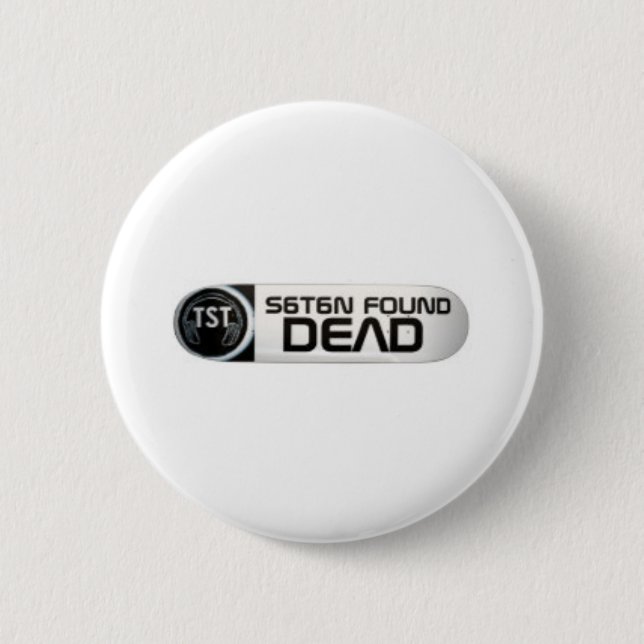 Badge Rond 5 Cm TST Satan trouvé mort (Devant)