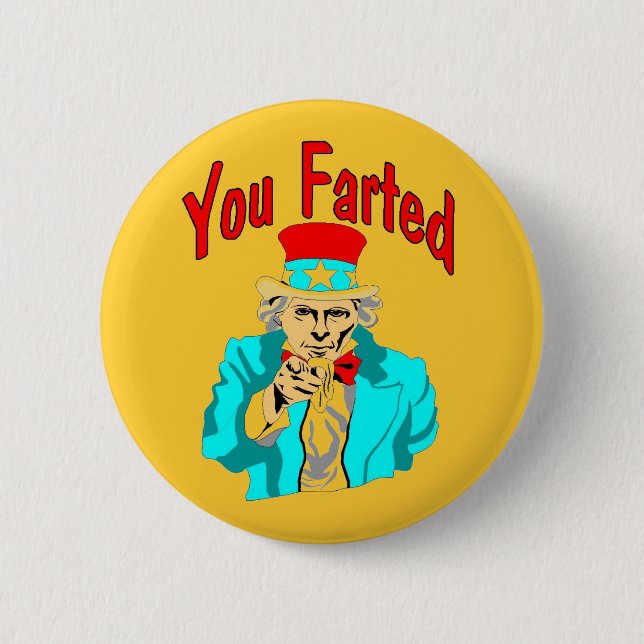 Badge Rond 5 Cm Tu as pété (Devant)