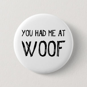 Badge Rond 5 Cm Tu M'As Eu À Woof Button