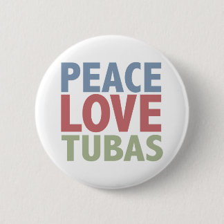 Badge Rond 5 Cm Tubas d'amour de paix