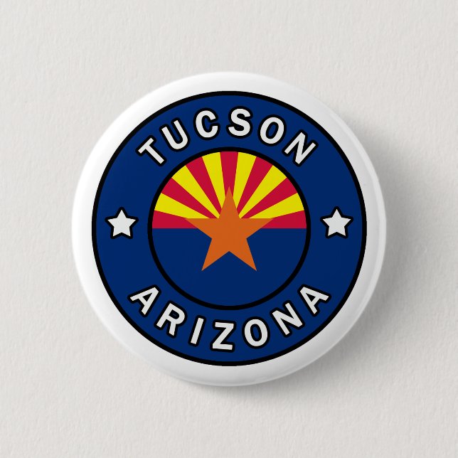 Badge Rond 5 Cm Tucson Arizona (Devant)