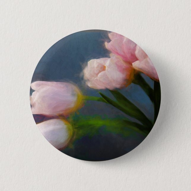 Badge Rond 5 Cm Tulipes 3 (Devant)