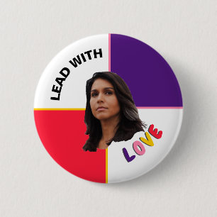 Badge Rond 5 Cm Tulsi Gabbard 2020