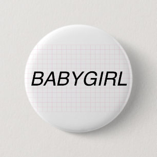 Badge Rond 5 Cm Tumblr pâle foncé