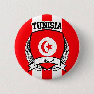 Badge Rond 5 Cm Tunisia