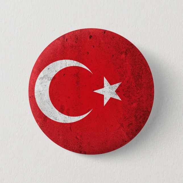 Badge Rond 5 Cm Turkiye (Devant)